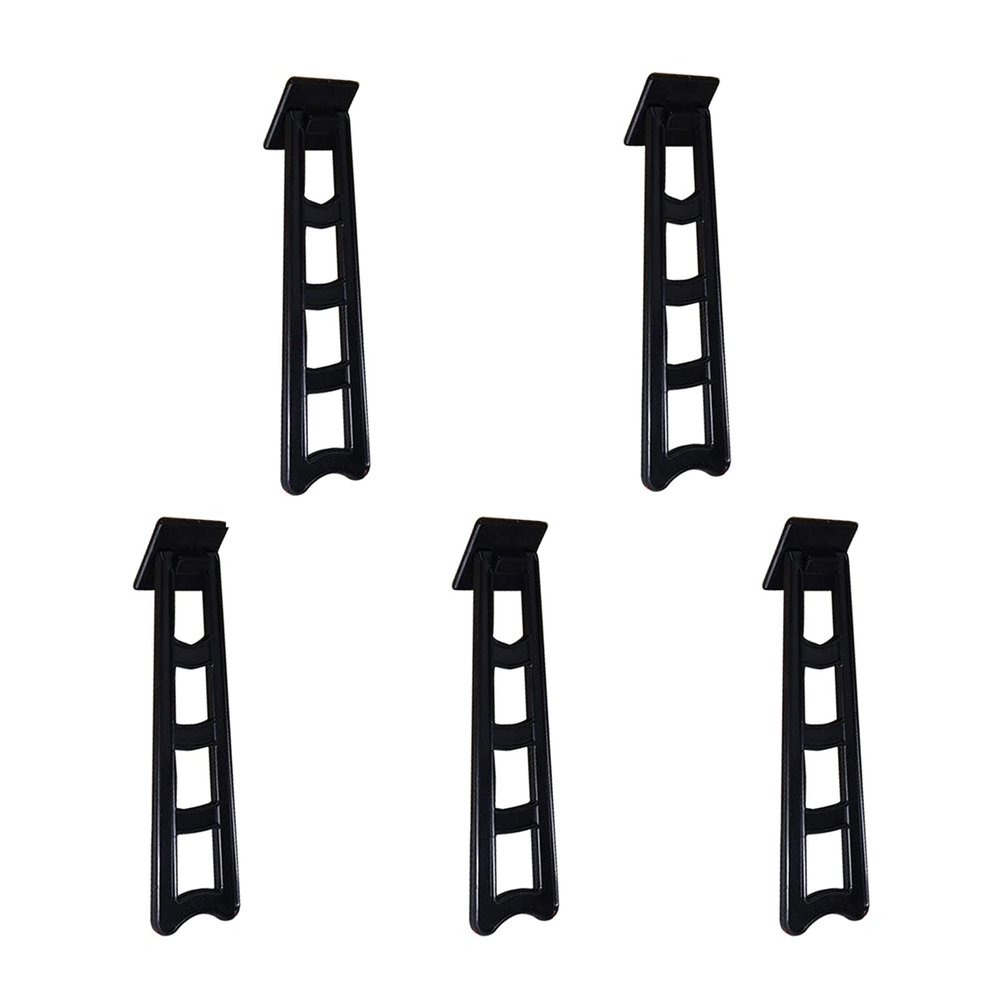 Worparsen Photo Frame Stand Adjustable Angle Rack Detachable Photo Display Stand Bracket Back Leg Foot Home Supply Black S
