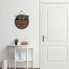 12x12 In As for Me and My House We Will Serve The Lord Sign Round Rustic Wooden Wreaths,Farmhouse Home Wall Decor,Living Room Bedroom Christian Decor Housewarming Gift view 4