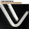 Ceiling Curtain Track Double Curtain Track Ceiling Mount, Sliding Flexible Replace Curtain Rod System, White Curtain Rail for Bay Windows Patio Shower Balcony RV ( Color : Ceiling Mount , Size : 6m/19 view 3