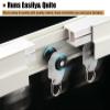 Ceiling Curtain Track Double Curtain Track Ceiling Mount, Sliding Flexible Replace Curtain Rod System, White Curtain Rail for Bay Windows Patio Shower Balcony RV ( Color : Ceiling Mount , Size : 6m/19 view 4
