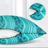 Body Pillow Cover with Zipper Dolphin Turquoise Wave Long Body Pillow Pillowcase Soft Cozy Full Body Pillow Case Cover for Adults 21x54 Inches view 3