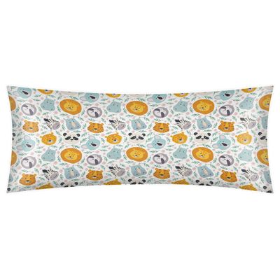 21x54 Body Pillow Case Cover Hippo Rhinoceros Koala Long Body Pillow Pillowcase Soft Breathable Satin Body Pillow Covers for Hair and Skin