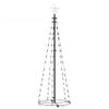 CUMYZO Christmas Cone Tree Warm White 84 LEDs Decoration 19.7"x59.1" White 1.8kg/3.96Ib view 1