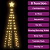CUMYZO Christmas Cone Tree Warm White 84 LEDs Decoration 19.7"x59.1" White 1.8kg/3.96Ib view 2