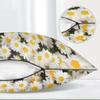 Daisy Body Pillow Cover with Zipper Yellow White Long Body Pillow Pillowcase Soft Cozy Full Body Pillow Case Cover for Adults 21x54 view 3