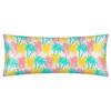 Beach Trees Body Pillow Cover with Zipper Tuoquoise Pink Yellow Long Body Pillow Pillowcase Soft Cozy Full Body Pillow Case Cover for Adults 21x54 view 1