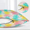 Beach Trees Body Pillow Cover with Zipper Tuoquoise Pink Yellow Long Body Pillow Pillowcase Soft Cozy Full Body Pillow Case Cover for Adults 21x54 view 3