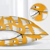 Badminton Illustration 21x54 Body Pillow Case Cover Yellow Long Body Pillow Pillowcase Soft Breathable Satin Body Pillow Covers for Hair and Skin view 3