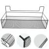Hemoton Metal Wall Storage Basket Organizer for Dormitory Capacity Easy Install Wire Basket for Kitchen Bathroom and Sundries Storage view 2