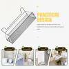 Hemoton Metal Wall Storage Basket Organizer for Dormitory Capacity Easy Install Wire Basket for Kitchen Bathroom and Sundries Storage view 4