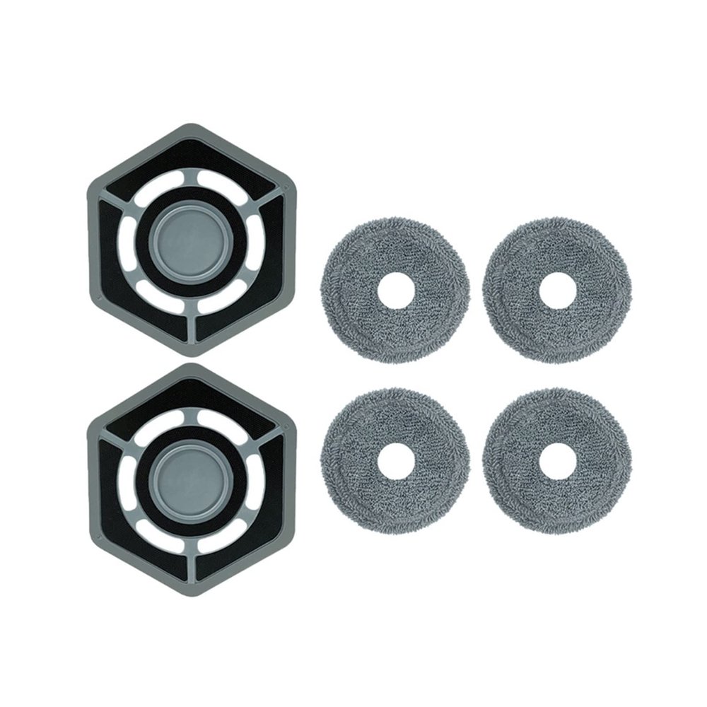 YAXRO Water Tank Compatible with Ecovacs Deebot N9+ / Yeedi Mop Accessories Robot Vacuum Cleaner Cleaning Cloth Holder Replacement Parts (Color : 6pcs-01)