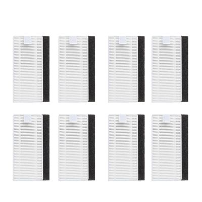 PUPAYA 8 Pack Replacement HEPA Filter Compatible with Cecotec Conga Excellence 1090 Robot Vacuum Cleaner Parts Filter Accessories