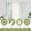 TANGWIN White Farmhouse Curtain Rods for Windows:66-120" Heavy Duty Adjustable Curtain Rod for Bedroom Living Room,Boho Decorative Rustic Drapery Rods with Vintage Coastal Texture Finial,Antique White view 4