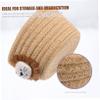 BUGUUYO 1Pc Cotton Rope Woven Storage Basket Stylish Tabletop Organizer for Sundries for Home Office Bathroom and Nursery view 4