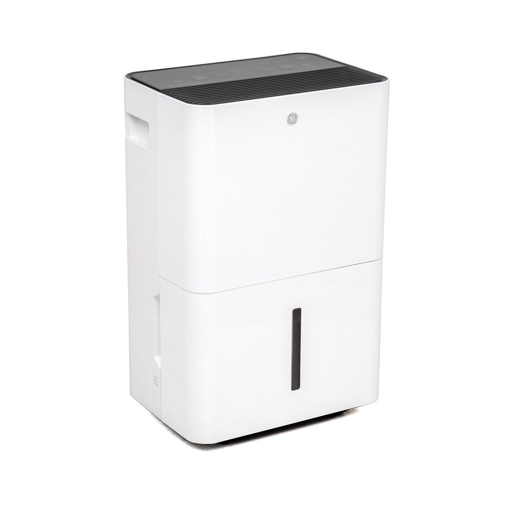 GE Energy Star Portable Dehumidifier for Basement, Bedroom, Bathroom, Closet or Small Rooms up to 1500 Sq Ft, 22 Pint with Removable Bucket and Continuous Drain Connect for Auto or Manual Drainage
