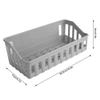 Cyrank Shower Caddy, Self Adhesive Bathroom Shower Shelf Basket Wall Mounted No Drilling Shower Organizer Floating Shelf for Sponge Shampoo(Grey) view 4