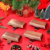 Zhengmy Christmas Stocking Holders for Mantle Weighted Stocking Holder Fireplace Hangers for Xmas Holiday Party Decoration(Stainless Steel,Red Bronze,4 Pcs) view 2