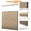 Persilux Blackout Blinds for Windows Cellular Cordless Shades, Accordion Honeycomb Window Blinds, Window Shades for Home, Top Down Bottom Up Thermal Insulated Cellular Blinds (66" W x 54" H, Beige) view 4