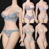 1/6 Scale Female Figure Clothes,Female Lace Bras Briefs Underwear Costume Outfit Clothing for 12inch PH TBL JO Action Figure Body (Light Purple) view 3