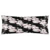Baseball Black White Pillow Case for Body Pillow Baseball Body Pillow Cases Covers Breathable Soft Long Body Pillow Pillowcase with Zipper 21x54 view 1