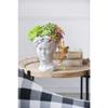 T2 Concept D6X9 Classical Bust Visage Cement Floral Vase Planter Unique Accent Piece with Industrial Elements for Backyard Shelf Balcony Front Yard Entrance view 4