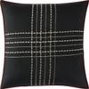 Startford Park Striped California King Comforter Set, 7 Piece,Black & Red, Jacquard & Clip Geometric All Season Premium Bedding Set view 4