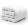 Cottington Lane 100% Tencel Waffle Weave Blanket Queen 90" x 90" Size, Lightweight Soft Breathable, Perfect Blanket for All Season, Adults, Kids, Couch Bed Sofa, White view 1