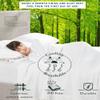 Cottington Lane 100% Tencel Waffle Weave Blanket Queen 90" x 90" Size, Lightweight Soft Breathable, Perfect Blanket for All Season, Adults, Kids, Couch Bed Sofa, White view 4