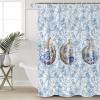 Tersuger Fabric Shower Curtain 48x72 Inch, Thanksgiving Blue and White Porcelain Pumpkin Shower Curtain for Bathroom with Hooks,Waterproof Bath Shower Curtain Sets Decorative Bathroom Accessories view 1
