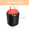 INOOMP Multifunctional Folding Bucket, Trash Can Camping,Portable High Capacity of 4L Item Collection Container Garbage Bin for Outdoor Travelling Fishing Picnic view 2