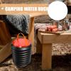 INOOMP Multifunctional Folding Bucket, Trash Can Camping,Portable High Capacity of 4L Item Collection Container Garbage Bin for Outdoor Travelling Fishing Picnic view 3