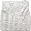 ARlinen 100% Tencel Cotton Waffle Blanket, Lightweight, Breathable, Soft All-Season Bed Blanket for Couch, Sofa, Perfect for Hot Sleepers, Full (80x90), White view 1