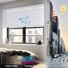 Boolegon Blackout Roller Shades for Windows, Cordless Blinds Thermal Insulated UV Protection Fabric Custom Cut to Size Pull Down Room Darkening Blinds for Home Living Room Bedroom Beige,28" W x 52" H view 2