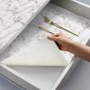 COAVAS Shelf Liner for Cabinets & Drawers Non Slip, No Adhesive Drawer Liners for Dresser, Kitchen, Shelves, Thick Shelf Paper Waterproof, Cut-to-Size (Marble, 12IN x 10FT) view 1
