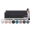 comfortly | Cover for Kramfors 2 Seat Sofa, Replacement Slipcover, Heavy Duty 2 pcs Cover, Pets and Stain Proof Durable Nano-Tech Fabric, Easy to Clean & Replace (Cashmere Blends - Anthracite) view 1