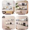 RENLXFI Acrylic Brochure Holder Wall Mount, Adjustable Hanging Magazine Rack for Home Office Waiting Room Display, Keep Information Clearly (Size : 70cm/27.6in) view 2