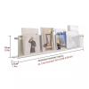 RENLXFI Acrylic Brochure Holder Wall Mount, Adjustable Hanging Magazine Rack for Home Office Waiting Room Display, Keep Information Clearly (Size : 70cm/27.6in) view 3