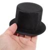 2pcs Snowman Hats Mini Black Top Hat Miniature Hats for DIY Crafts Doll Pet Christmas Party Hair Decoration view 3