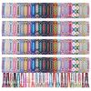Henoyso 48 Pcs Woven Friendship Bracelets Bulk Adjustable Braided String Nepal Boho Thread End of Year Gift Bracelets with Sliding Knot Closure for Women Girl Birthday Party Camp Favor (Classic Simple) view 1