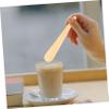 OSALADI 30pcs Wooden Stirring Spoons Small Coffee Mixers for Tea Desserts and Cocktails Smooth for Easy Stirring view 3