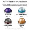 Fanativita Universal Aluminum Foil Seal Lids for Nespresso Pods Vertuo, Compatible with Nespresso Vertuo Reusable Pods, 200Pcs Coffee Pods Lids (62mm) view 2