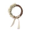 DECHOUS Wedding Decor Rattan Circle Gypsophila Garland Dry Flower Wreath Floral Wreath for Home view 1