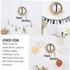 DECHOUS Wedding Decor Rattan Circle Gypsophila Garland Dry Flower Wreath Floral Wreath for Home view 2