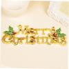 ABOOFAN 12pcs Christmas Letter Door Christmas Hanging Plaque Xmas Tree Ornaments Door Pendants Decoration Supplies Xmas Hanging Signs Signage Tree Plastic view 4