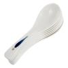 Yardenfun 6pcs Ceramic Soup Spoons Unique Retro Design for Home Dining Porridge Rice Serving Smooth Easy to Clean Decorative Tableware view 1