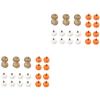 EXCEART 44pcs Faux Pumpkin Decor for Halloween Realistic Autumn Props for Home Table Centerpieces Festive Photography Decorations for Parties and Celebrations view 1