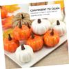 EXCEART 44pcs Faux Pumpkin Decor for Halloween Realistic Autumn Props for Home Table Centerpieces Festive Photography Decorations for Parties and Celebrations view 2