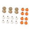 EXCEART 44pcs Faux Pumpkin Decor for Halloween Realistic Autumn Props for Home Table Centerpieces Festive Photography Decorations for Parties and Celebrations view 4