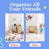 Large Stuffed Animal Storage Hammock 2 Pack | Holds 12 lbs | Corner Stuffed Animal Organizer | Plushie Net for Stuffed Animals | Stuffy Storage, Cute Bedroom, Room Decor | Green view 4