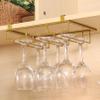 JATIBOSH Wine Bottle Glass Racks Modern Metal Wire Under Cabinet Stemware Wine Glasses Hanger Organizer Storage Holder Rack -Multi-Function Display Rack Storage Rack Table Top Wine Glass Holder/Golde view 1
